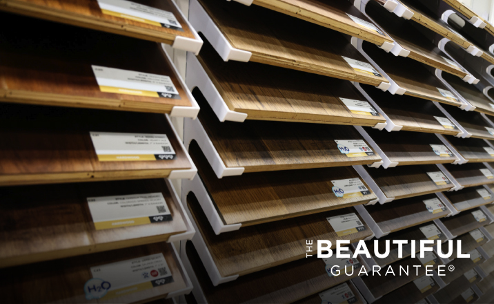 Hard surface flooring displays 